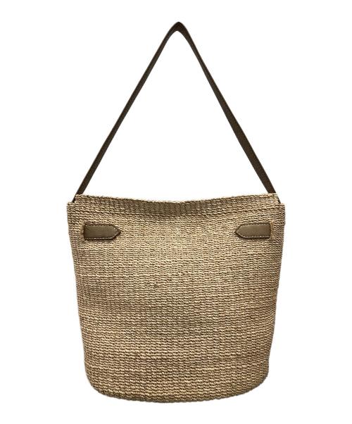 SEA（シー）SEA (シー) ショルダーラウンドカゴバッグ ナチュラル サイズ:実寸サイズにてご確認ください。の古着・服飾アイテム