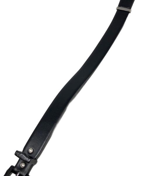 TOGA TOO（トーガ・トゥ）TOGA TOO (トーガ・トゥ) レザーベルト ブラック サイズ:実寸サイズにてご確認下さい。の古着・服飾アイテム