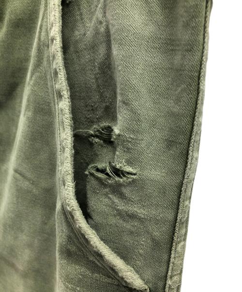 NO BRAND（ノーブランド）NO BRAND (ノーブランド) ミリタリーベイカーパンツ オリーブ サイズ:実寸サイズにてご確認ください。の古着・服飾アイテム