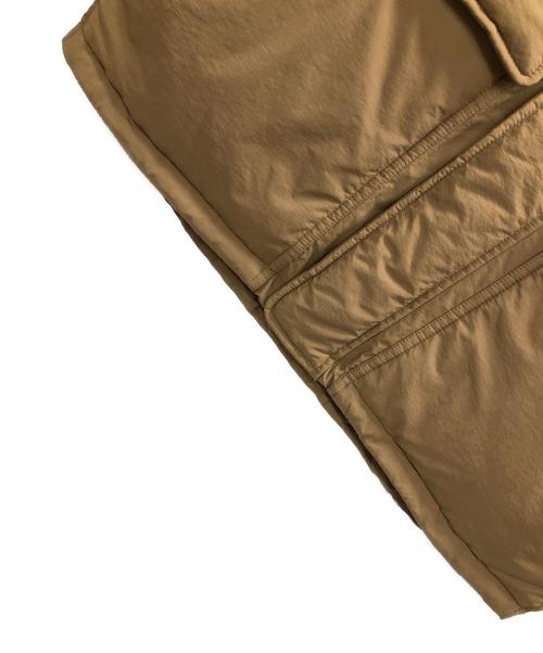 DALL CLOTHING（ダルクロージング）DALL CLOTHING (ダルクロージング) 中綿ライナージャケット WARM SHELL FRONT LOGO JACKET（ウォーム シェル フロント ロゴ ジャケット） ブラウン サイズ:XLの古着・服飾アイテム