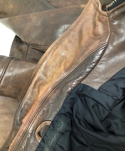 LOUNGE LIZARD（ラウンジリザード）LOUNGE LIZARD (ラウンジリザード) レザージャケット ブラウン サイズ:1の古着・服飾アイテム