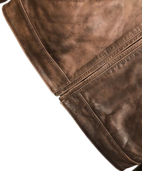 LOUNGE LIZARD（ラウンジリザード）LOUNGE LIZARD (ラウンジリザード) レザージャケット ブラウン サイズ:1の古着・服飾アイテム