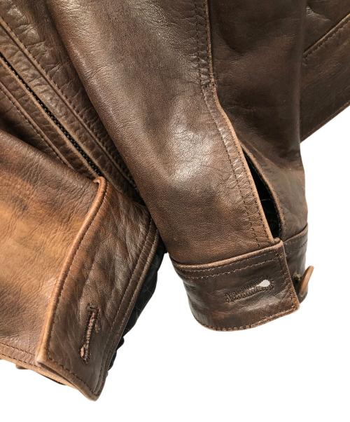LOUNGE LIZARD（ラウンジリザード）LOUNGE LIZARD (ラウンジリザード) レザージャケット ブラウン サイズ:1の古着・服飾アイテム