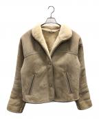 CANTERBURY LEATHERカンタベリー レザー）の古着「ムートンジャケット」｜ベージュ