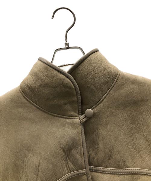 CANTERBURY LEATHER（カンタベリー レザー）CANTERBURY LEATHER (カンタベリー レザー) ムートンジャケット ベージュ サイズ:14の古着・服飾アイテム