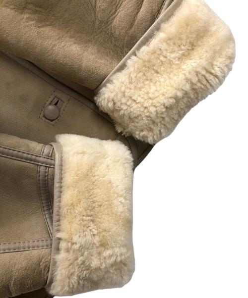 CANTERBURY LEATHER（カンタベリー レザー）CANTERBURY LEATHER (カンタベリー レザー) ムートンジャケット ベージュ サイズ:14の古着・服飾アイテム