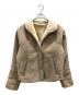 CANTERBURY LEATHER（カンタベリー レザー）の古着「ムートンジャケット」｜ベージュ