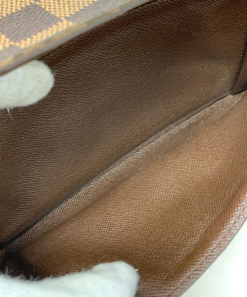 LOUIS VUITTON（ルイ ヴィトン）LOUIS VUITTON (ルイ ヴィトン) 長財布 ポルトフォイユ・サラ ダミエ ブラウン サイズ:実寸サイズにてご確認ください。の古着・服飾アイテム