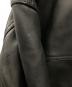 中古・古着 Liugoo Leathers (リューグーレザーズ) シープスキン レザートラッカージャケット ブラック サイズ:LL：10000円