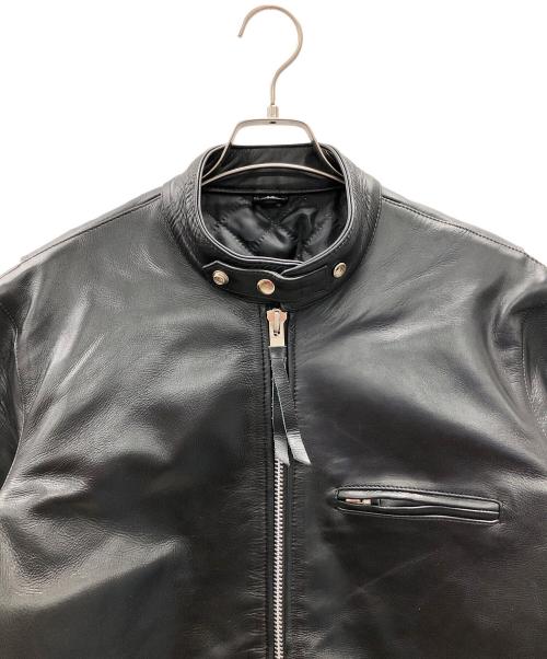 FREEDOM（フリーダム）FREEDOM (フリーダム) シングルライダースジャケット ブラック サイズ:46の古着・服飾アイテム