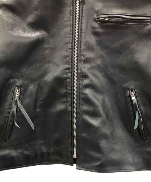 FREEDOM（フリーダム）FREEDOM (フリーダム) シングルライダースジャケット ブラック サイズ:46の古着・服飾アイテム