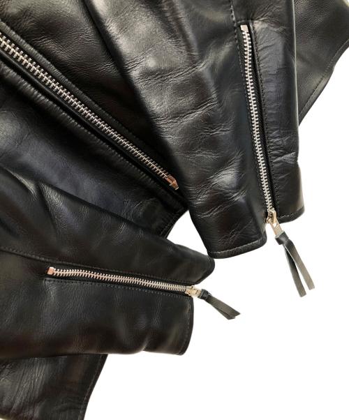 FREEDOM（フリーダム）FREEDOM (フリーダム) シングルライダースジャケット ブラック サイズ:46の古着・服飾アイテム