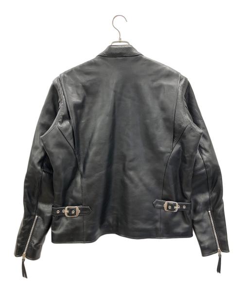 FREEDOM（フリーダム）FREEDOM (フリーダム) シングルライダースジャケット ブラック サイズ:46の古着・服飾アイテム