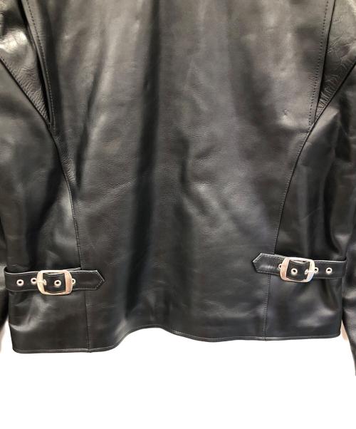FREEDOM（フリーダム）FREEDOM (フリーダム) シングルライダースジャケット ブラック サイズ:46の古着・服飾アイテム