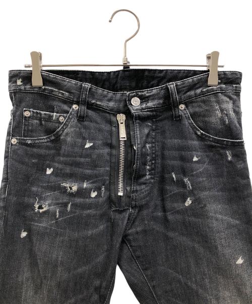 DSQUARED2（ディースクエアード）DSQUARED2 (ディースクエアード) ブラックデニム ブラック サイズ:46の古着・服飾アイテム