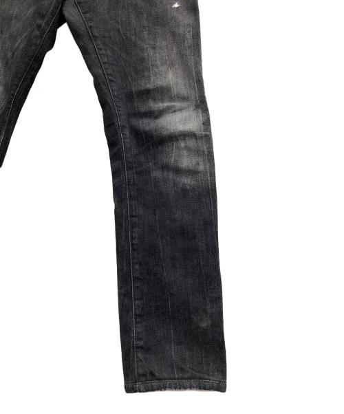 DSQUARED2（ディースクエアード）DSQUARED2 (ディースクエアード) ブラックデニム ブラック サイズ:46の古着・服飾アイテム