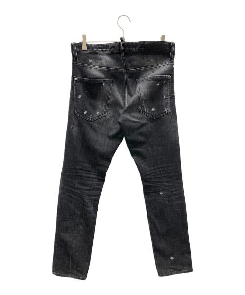 DSQUARED2（ディースクエアード）DSQUARED2 (ディースクエアード) ブラックデニム ブラック サイズ:46の古着・服飾アイテム