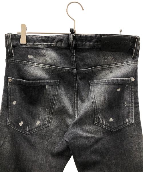 DSQUARED2（ディースクエアード）DSQUARED2 (ディースクエアード) ブラックデニム ブラック サイズ:46の古着・服飾アイテム
