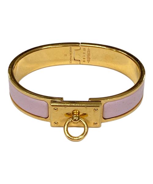 HERMES（エルメス）HERMES (エルメス) ブレスレット クリック・アノー ピンク サイズ:実寸サイズにご確認ください。の古着・服飾アイテム