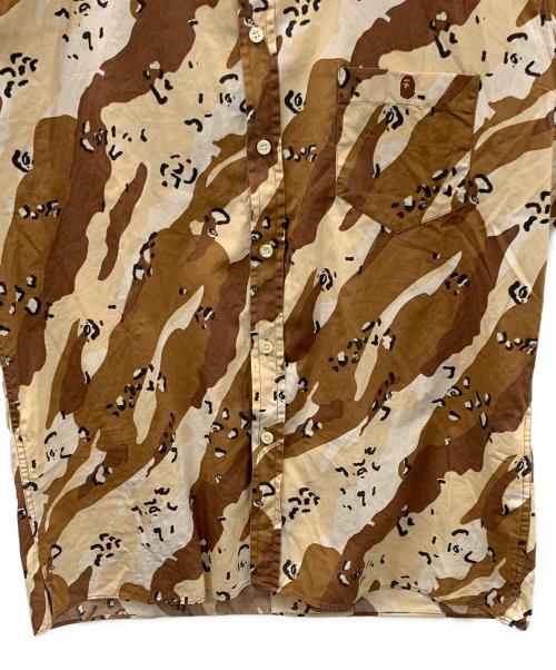 A BATHING APE（アベイシングエイプ）A BATHING APE (アベイシングエイプ) シャツ ブラウン サイズ:Lの古着・服飾アイテム