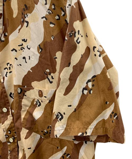 A BATHING APE（アベイシングエイプ）A BATHING APE (アベイシングエイプ) シャツ ブラウン サイズ:Lの古着・服飾アイテム