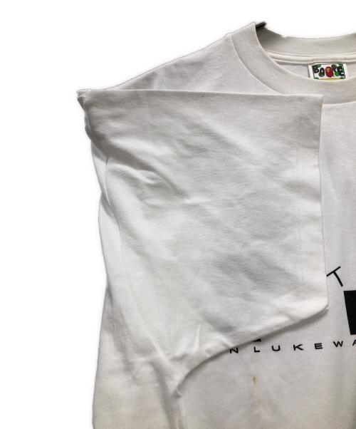 A BATHING APE（ア ベイシング エイプ）A BATHING APE (ア ベイシング エイプ) Tシャツ ホワイト サイズ:XLの古着・服飾アイテム