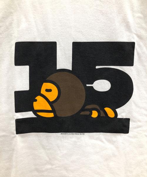 A BATHING APE（ア ベイシング エイプ）A BATHING APE (ア ベイシング エイプ) Tシャツ ホワイト サイズ:XLの古着・服飾アイテム