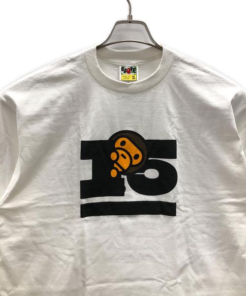 A BATHING APE（ア ベイシング エイプ）A BATHING APE (ア ベイシング エイプ) Tシャツ ホワイト サイズ:XLの古着・服飾アイテム