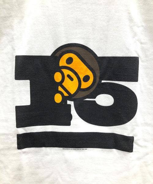 A BATHING APE（ア ベイシング エイプ）A BATHING APE (ア ベイシング エイプ) Tシャツ ホワイト サイズ:XLの古着・服飾アイテム
