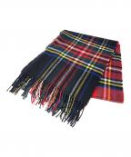 COMME des GARCONS SHIRT×Lochcarronコムデギャルソンシャツ×ロキャロン）の古着「マフラー」｜レッド系マルチカラー