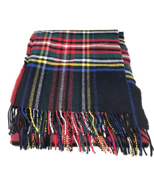 COMME des GARCONS SHIRT（コムデギャルソンシャツ）COMME des GARCONS SHIRT (コムデギャルソンシャツ) Lochcarron (ロキャロン) マフラー レッド系マルチカラー サイズ:実寸サイズにてご確認下さい。の古着・服飾アイテム