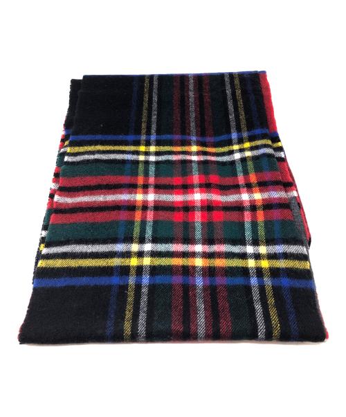 COMME des GARCONS SHIRT（コムデギャルソンシャツ）COMME des GARCONS SHIRT (コムデギャルソンシャツ) Lochcarron (ロキャロン) マフラー レッド系マルチカラー サイズ:実寸サイズにてご確認下さい。の古着・服飾アイテム