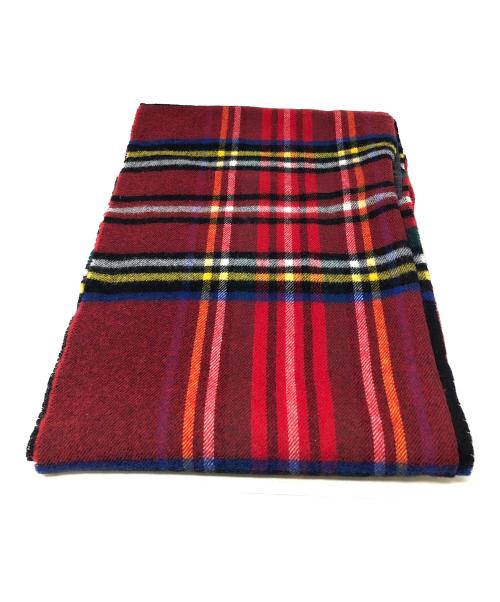 COMME des GARCONS SHIRT（コムデギャルソンシャツ）COMME des GARCONS SHIRT (コムデギャルソンシャツ) Lochcarron (ロキャロン) マフラー レッド系マルチカラー サイズ:実寸サイズにてご確認下さい。の古着・服飾アイテム