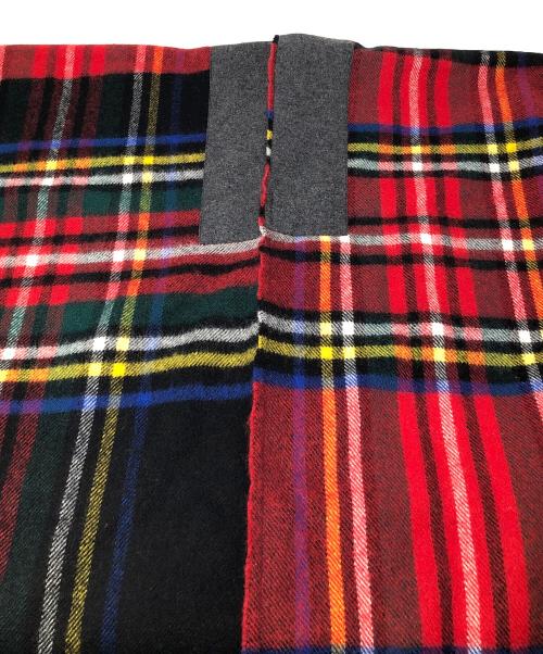 COMME des GARCONS SHIRT（コムデギャルソンシャツ）COMME des GARCONS SHIRT (コムデギャルソンシャツ) Lochcarron (ロキャロン) マフラー レッド系マルチカラー サイズ:実寸サイズにてご確認下さい。の古着・服飾アイテム