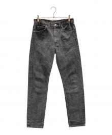 LEVI'S（リーバイス）の古着「デニムパンツ REGULAR FIT STRAIGHT LEG（レギュラーフィットストレートレッグ）」｜ブラック