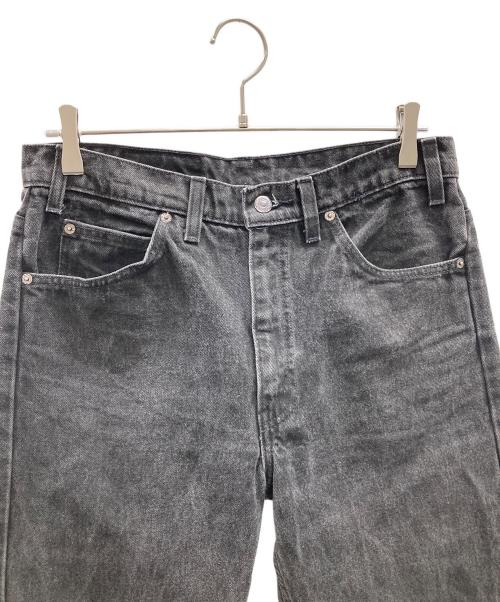 LEVI'S（リーバイス）LEVI'S (リーバイス) デニムパンツ REGULAR FIT STRAIGHT LEG（レギュラーフィットストレートレッグ） ブラック サイズ:W33×L34の古着・服飾アイテム