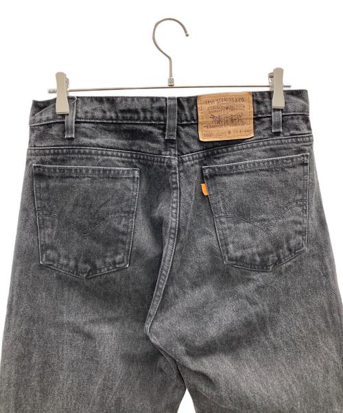 LEVI'S（リーバイス）LEVI'S (リーバイス) デニムパンツ REGULAR FIT STRAIGHT LEG（レギュラーフィットストレートレッグ） ブラック サイズ:W33×L34の古着・服飾アイテム