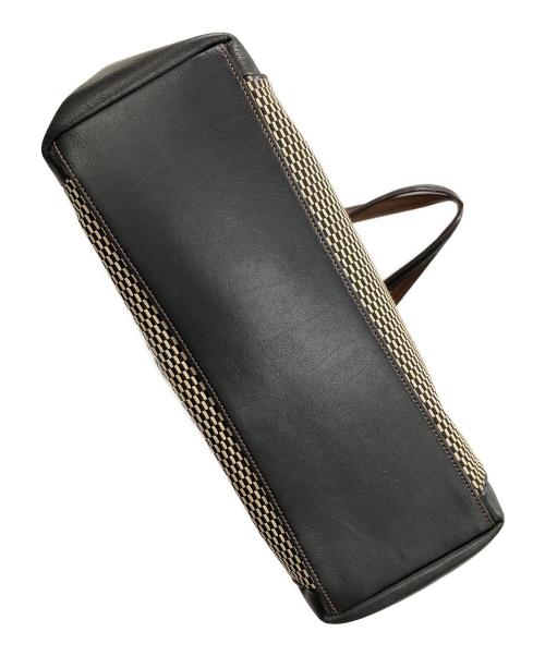 COACH（コーチ）COACH (コーチ) レガシー エクスプローデッド ジャガード アヴァ トートバッグ ベージュ×ブラック サイズ:実寸サイズにてご確認ください。の古着・服飾アイテム