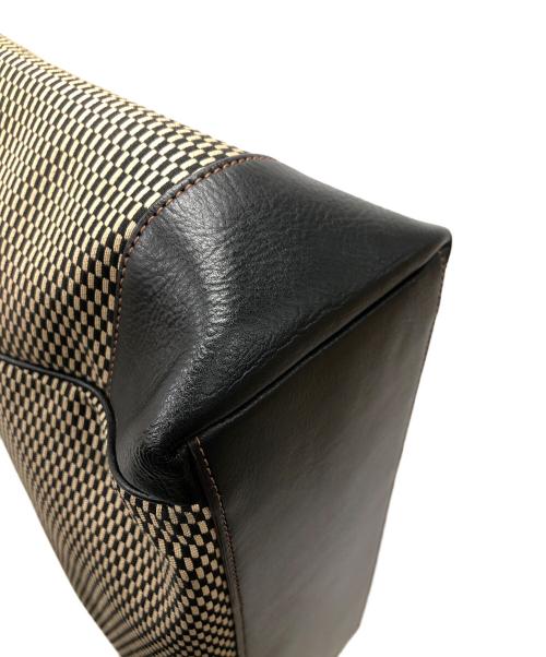 COACH（コーチ）COACH (コーチ) レガシー エクスプローデッド ジャガード アヴァ トートバッグ ベージュ×ブラック サイズ:実寸サイズにてご確認ください。の古着・服飾アイテム