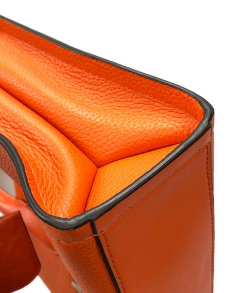 MICHAEL KORS（マイケル・コース）MICHAEL KORS (マイケル・コース) 2WAYバッグ ハンドバッグ ショルダーバッグ MIRELLA（ミレラ）トップジップ ショッパートート クロスボディ スモール オレンジ サイズ:実寸サイズにてご確認下さい。の古着・服飾アイテム