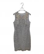 LAUREN RALPH LAURENローレン ラルフ ローレン）の古着「ノースリーブワンピース Whisper Blue Lace Sheath Dress（ウィスパー ブルー レース シース ドレス）」｜スカイブルー