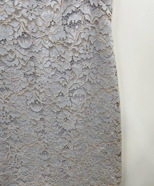 LAUREN RALPH LAUREN（ローレン ラルフ ローレン）LAUREN RALPH LAUREN (ローレン ラルフ ローレン) ノースリーブワンピース Whisper Blue Lace Sheath Dress（ウィスパー ブルー レース シース ドレス） スカイブルー サイズ:4の古着・服飾アイテム