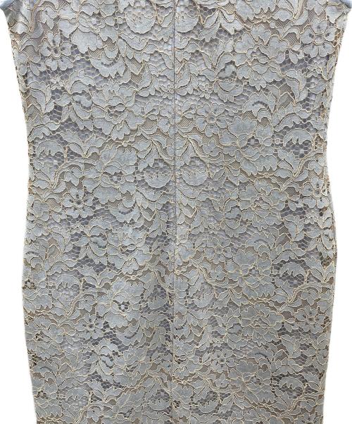 LAUREN RALPH LAUREN（ローレン ラルフ ローレン）LAUREN RALPH LAUREN (ローレン ラルフ ローレン) ノースリーブワンピース Whisper Blue Lace Sheath Dress（ウィスパー ブルー レース シース ドレス） スカイブルー サイズ:4の古着・服飾アイテム