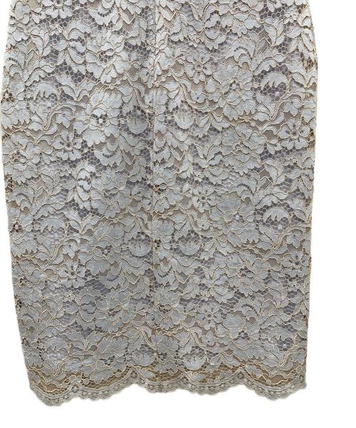 LAUREN RALPH LAUREN（ローレン ラルフ ローレン）LAUREN RALPH LAUREN (ローレン ラルフ ローレン) ノースリーブワンピース Whisper Blue Lace Sheath Dress（ウィスパー ブルー レース シース ドレス） スカイブルー サイズ:4の古着・服飾アイテム