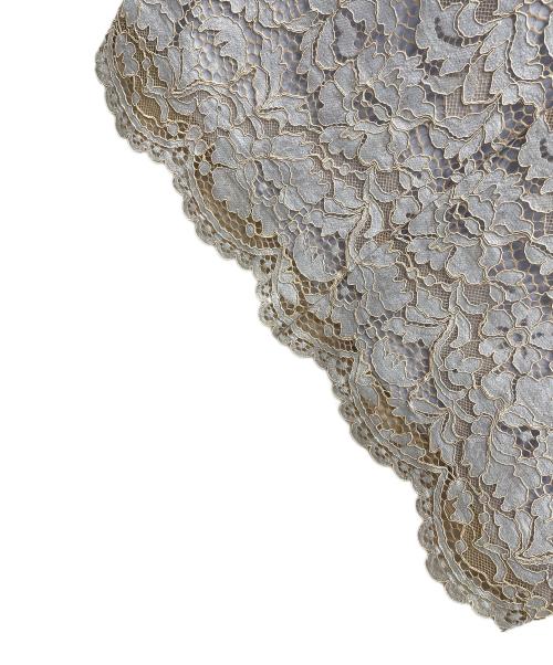 LAUREN RALPH LAUREN（ローレン ラルフ ローレン）LAUREN RALPH LAUREN (ローレン ラルフ ローレン) ノースリーブワンピース Whisper Blue Lace Sheath Dress（ウィスパー ブルー レース シース ドレス） スカイブルー サイズ:4の古着・服飾アイテム