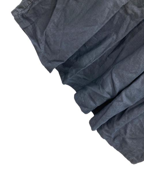 SCYE（サイ）SCYE (サイ) ノースリーブブラウス オーガニック リネン ピンタック スリーブレス シャツ ネイビー サイズ:40の古着・服飾アイテム