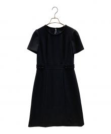 BURBERRY（バーバリー）の古着「半袖ワンピース」｜ブラック