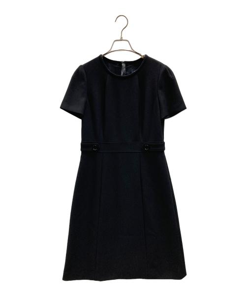 BURBERRY（バーバリー）BURBERRY (バーバリー) 半袖ワンピース ブラック サイズ:38の古着・服飾アイテム