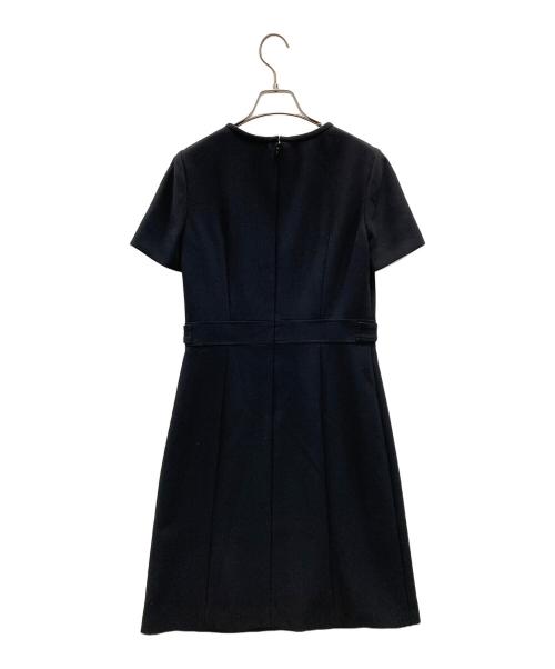 BURBERRY（バーバリー）BURBERRY (バーバリー) 半袖ワンピース ブラック サイズ:38の古着・服飾アイテム