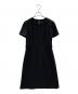 BURBERRY（バーバリー）の古着「半袖ワンピース」｜ブラック
